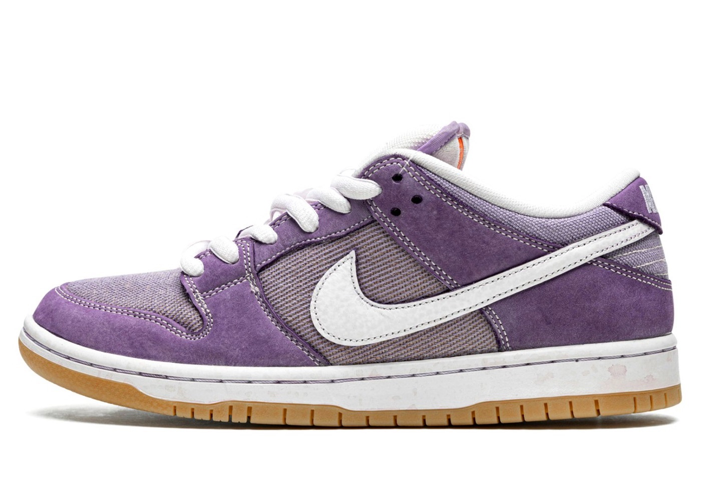 Nike SB Dunk Low Pro ISO Orange Label Unbleached Pack Lilac