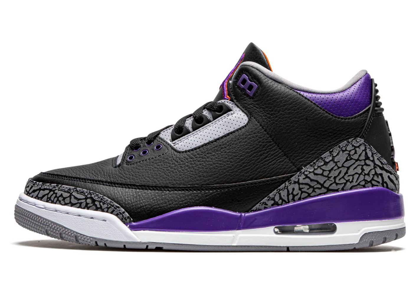 Air Jordan 3 Retro Black Court Purple