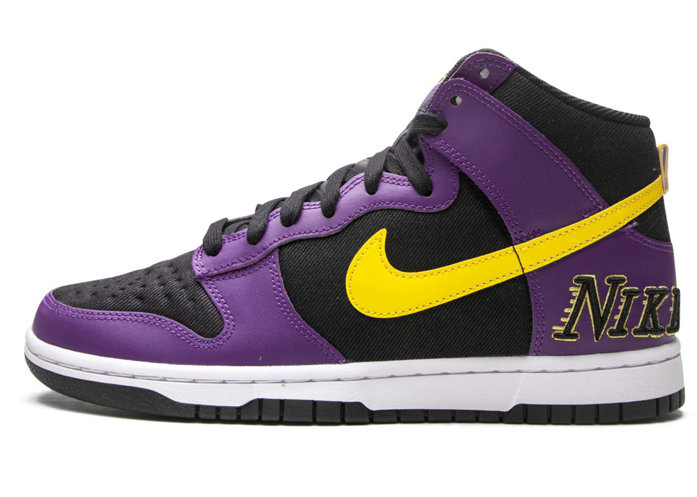 Nike Dunk High EMB Lakers