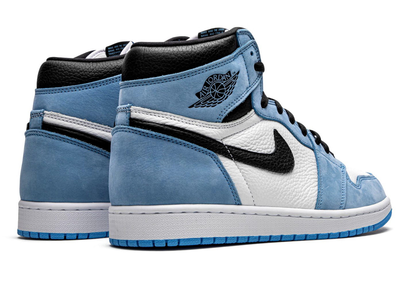 Air Jordan 1 Retro High White University Blue Black DROPJUST.COM