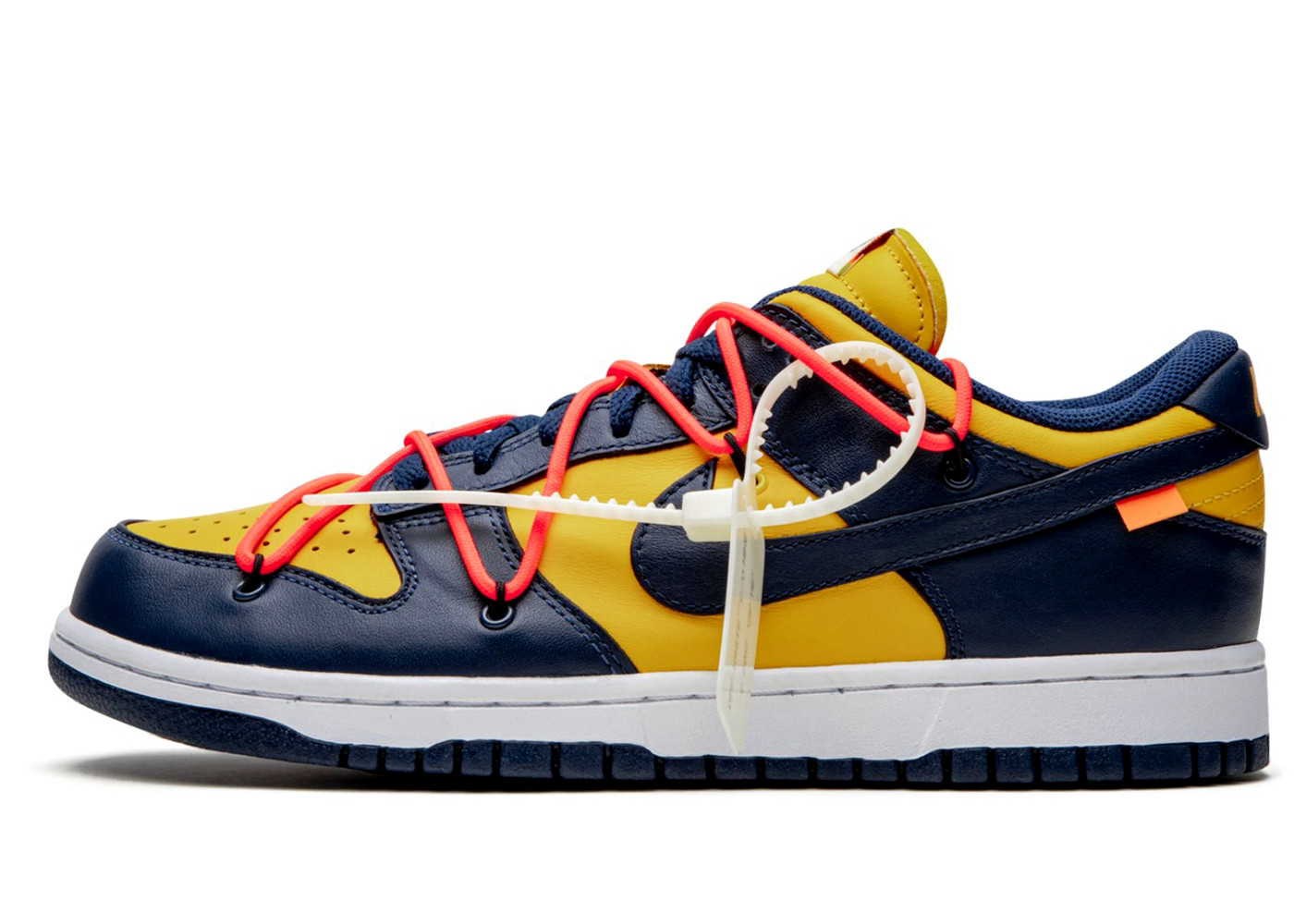 Nike Dunk Low Off-White University Gold Midnight Navy