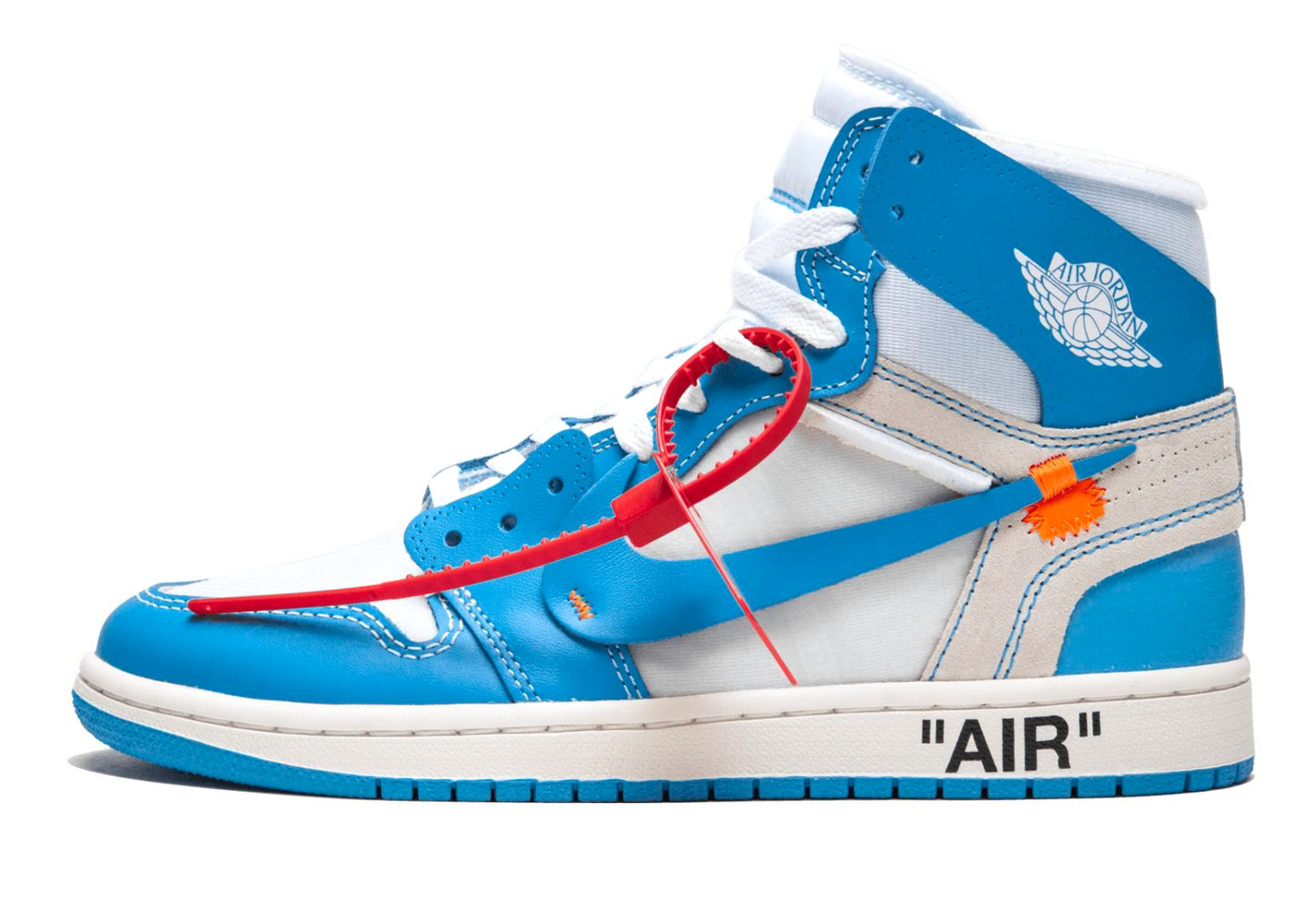 Air Jordan 1 Retro High Off-White University Blue