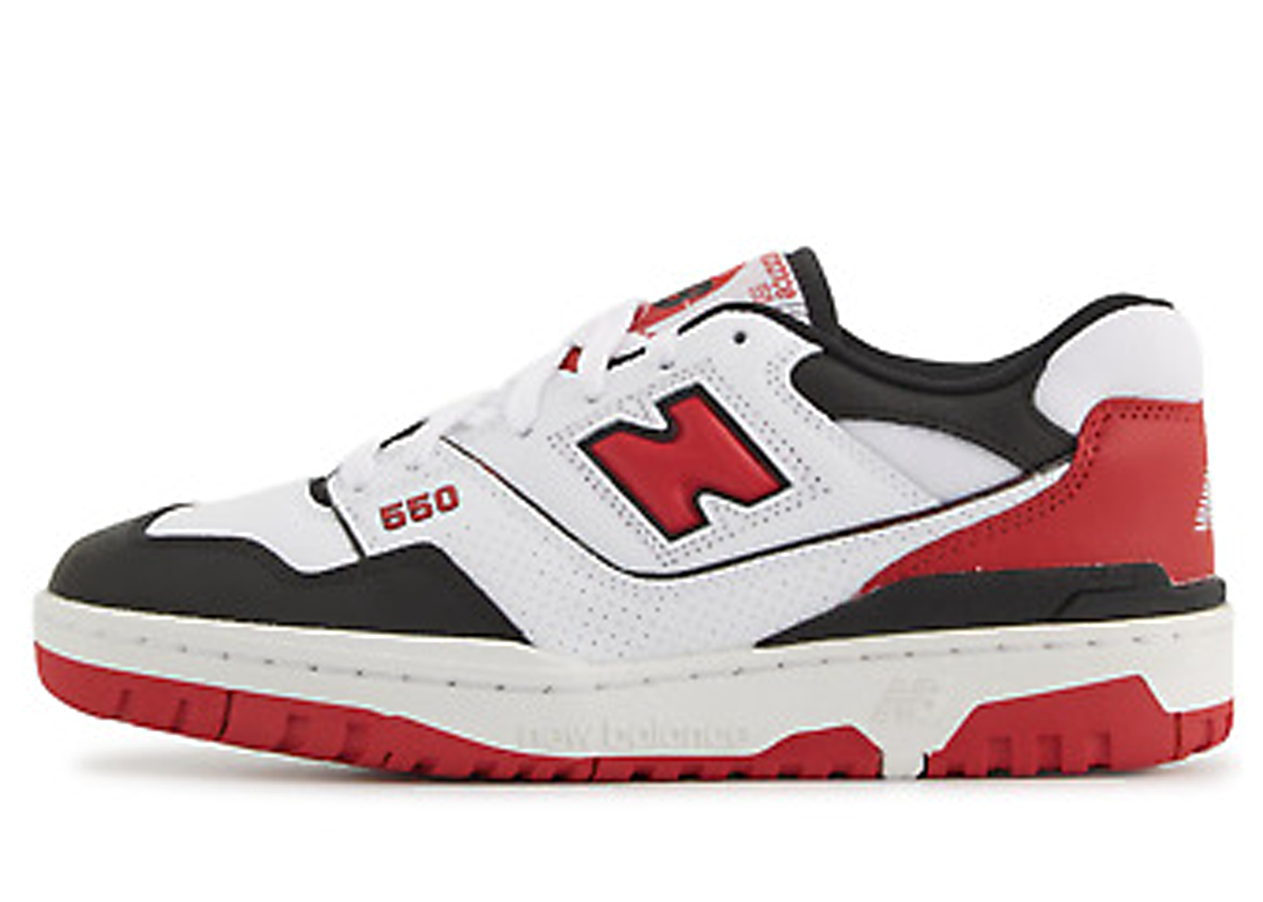 New Balance 550 White Red Black