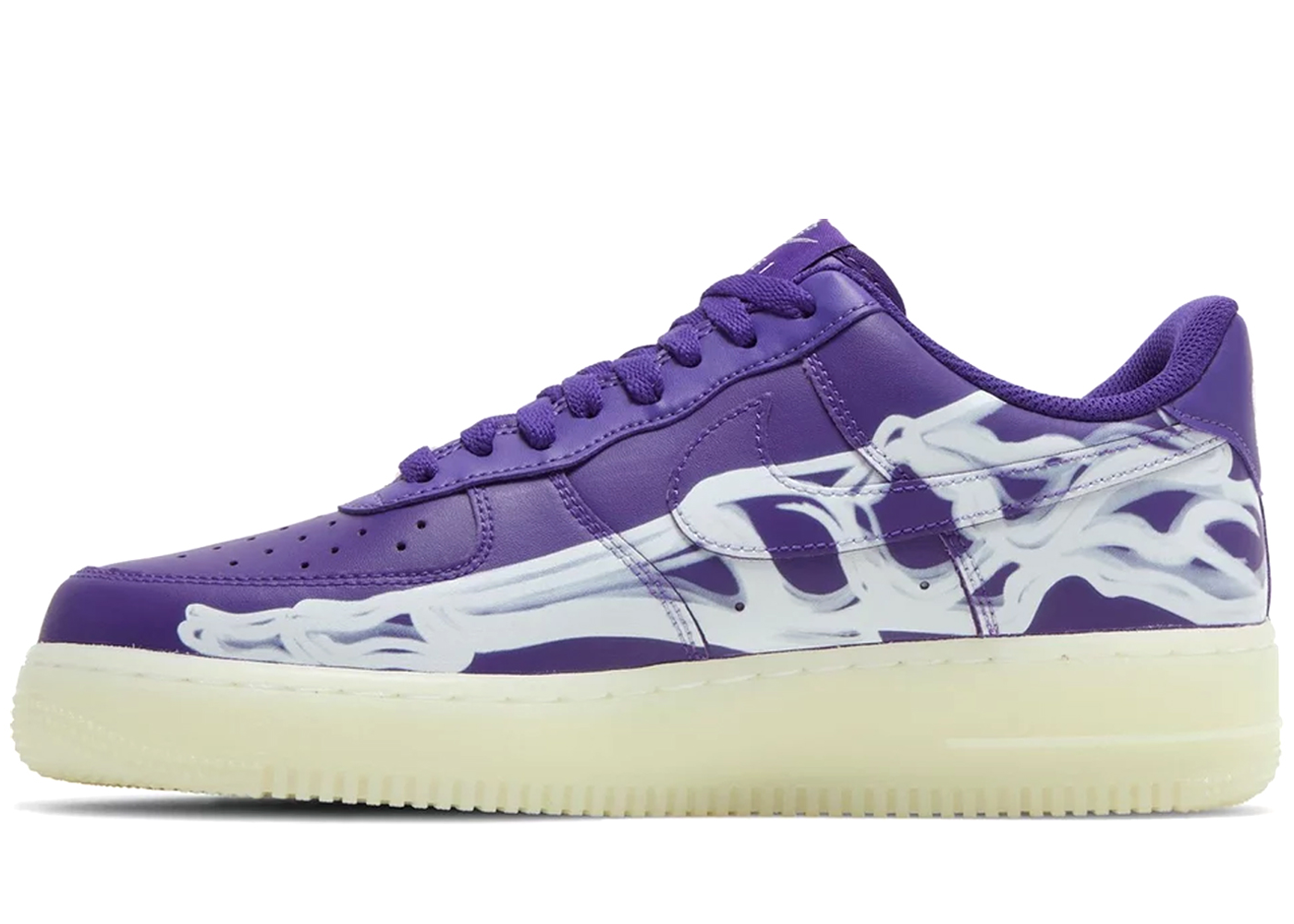 Nike Air Force 1 Low '07 QS Purple Skeleton Halloween (2021)