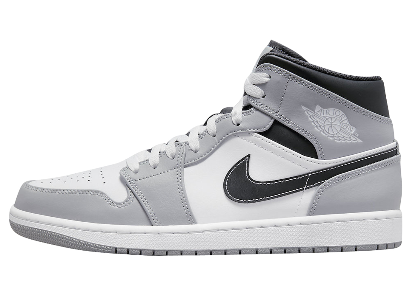 Air Jordan 1 Mid Light Smoke Grey Anthracite