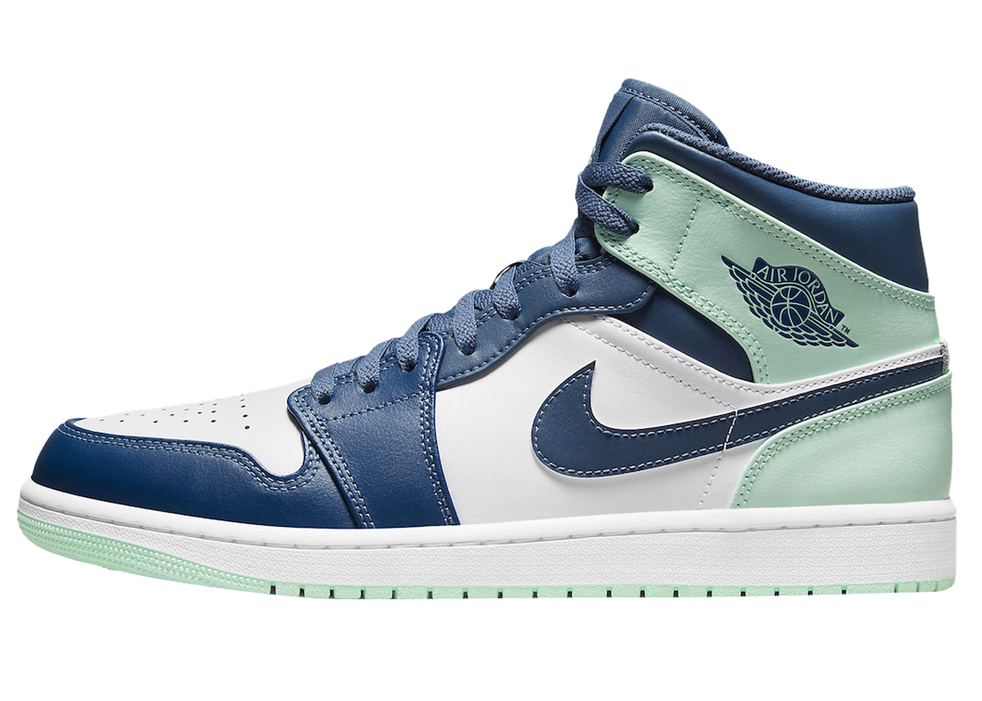 Air Jordan 1 Mid Mystic Navy Mint Foam