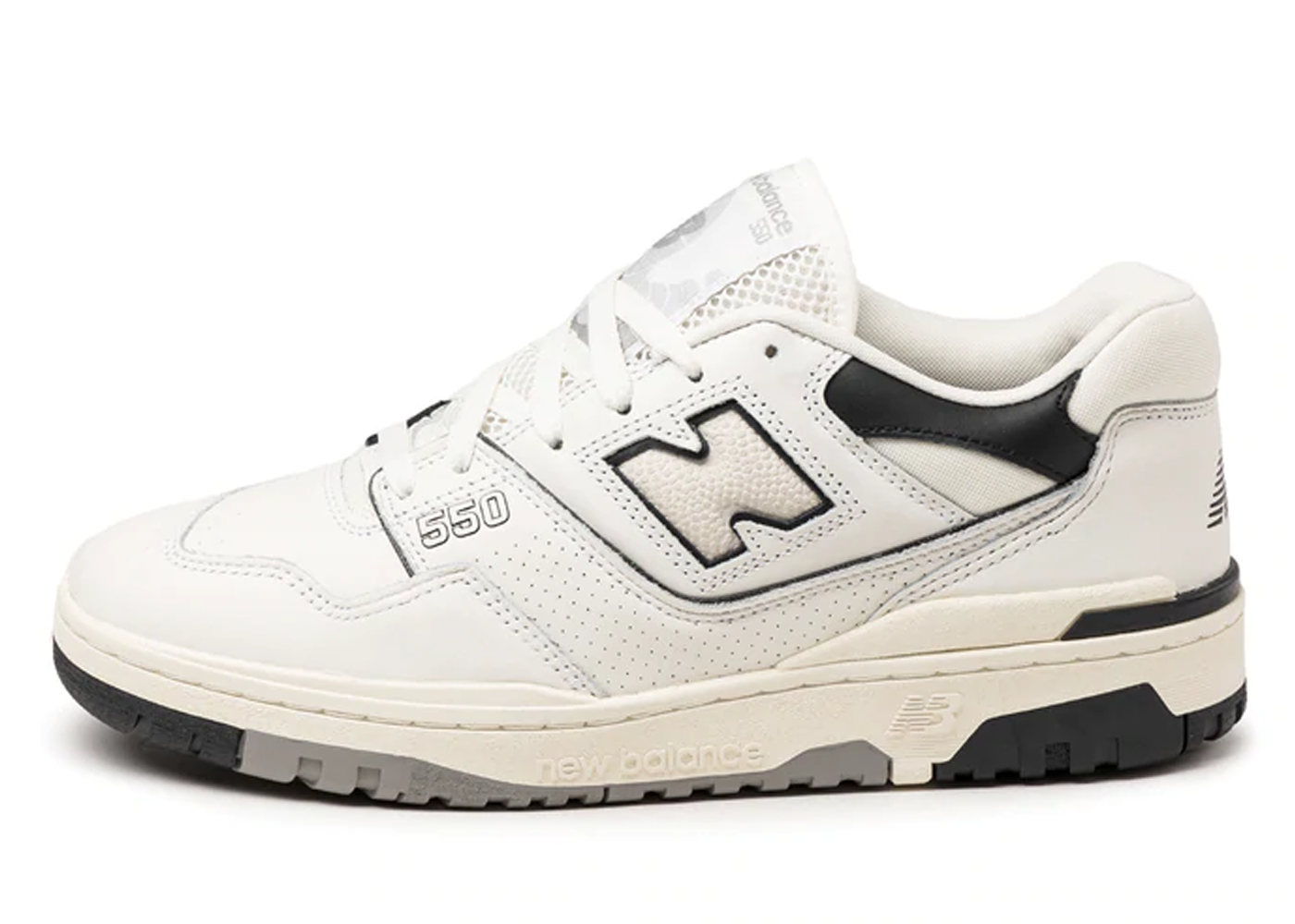 New Balance 550 Cream Black