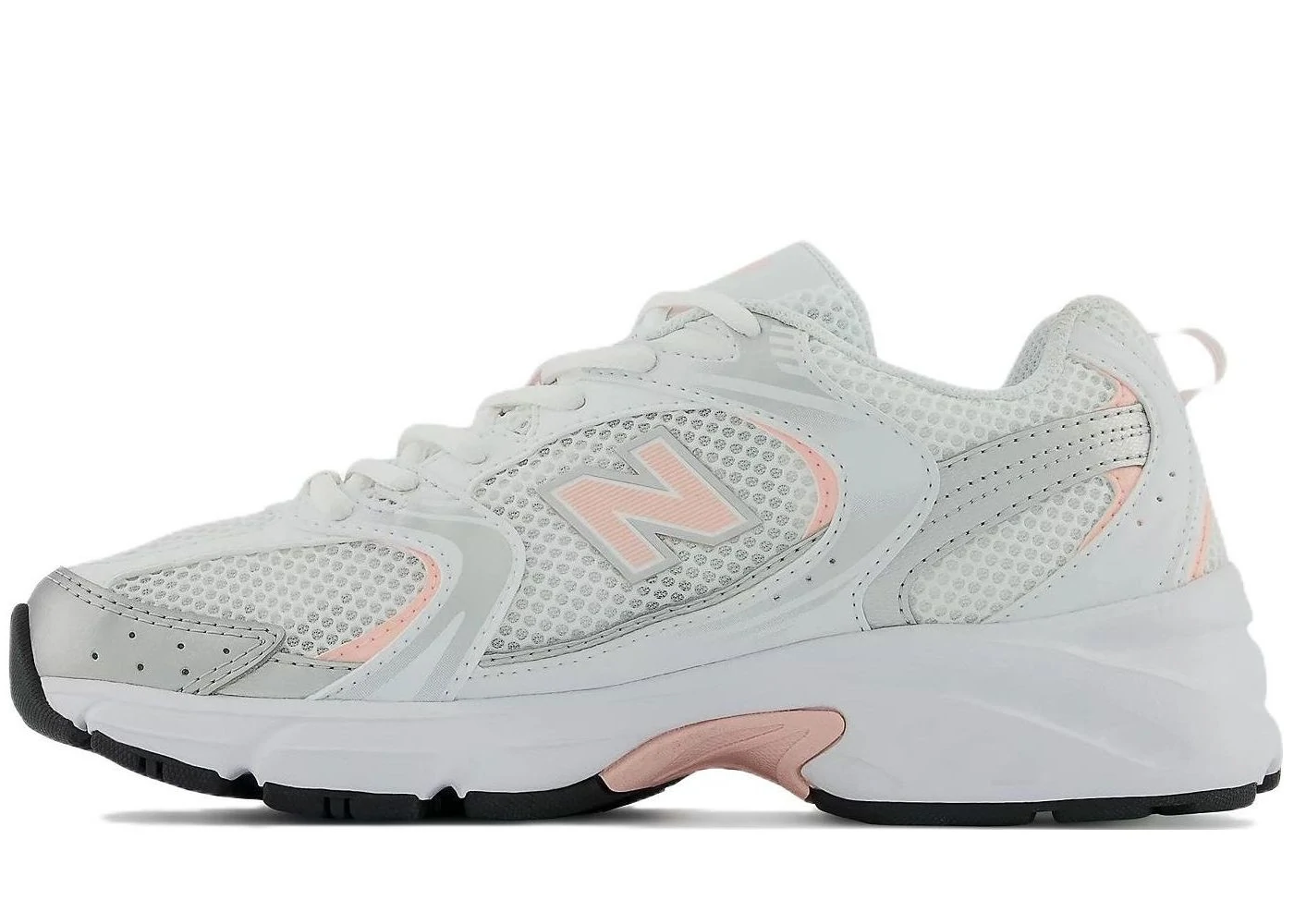 New Balance 530 White Silver Pink