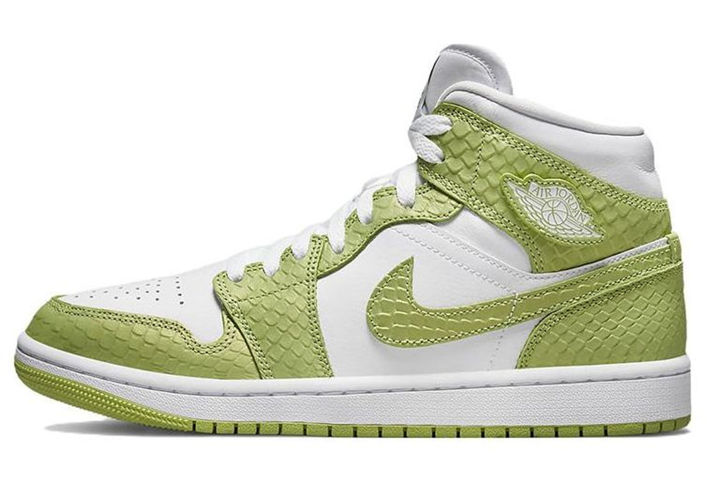 Air Jordan 1 Mid Green Python (W)