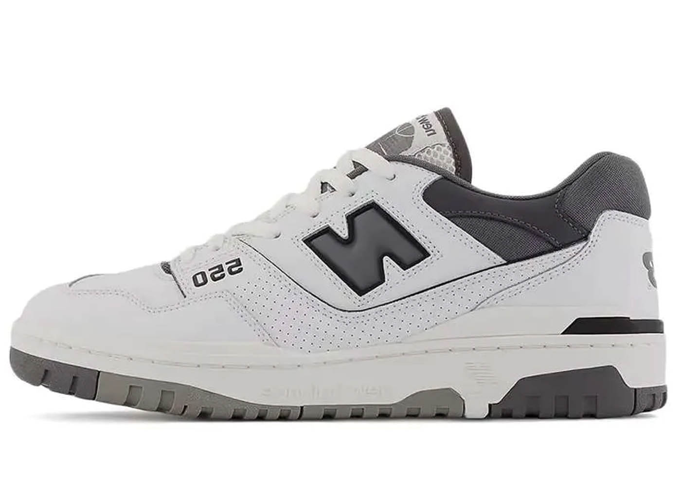 New Balance 550 White Grey Dark Grey