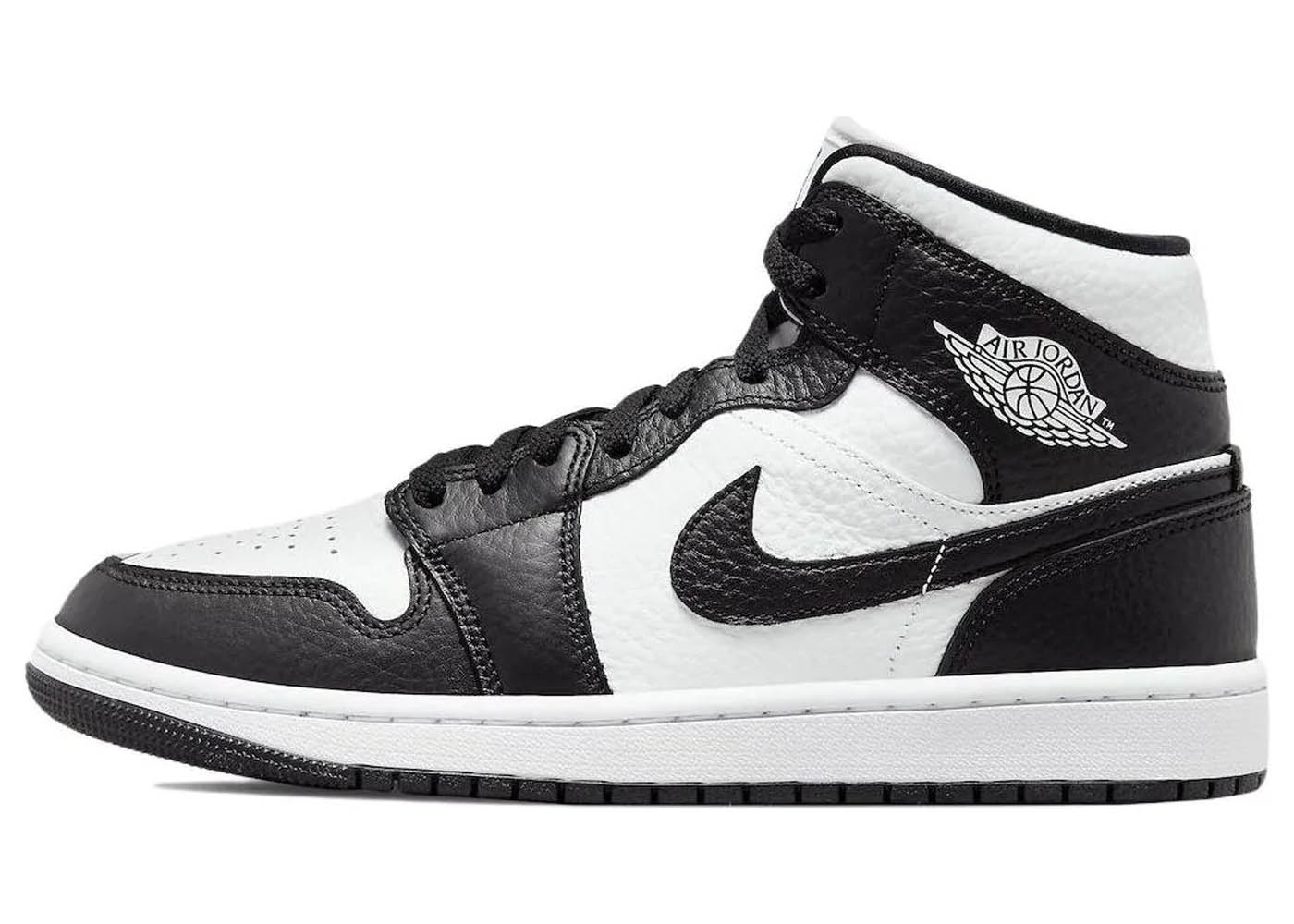 Air Jordan 1 Mid Split Black White (W)