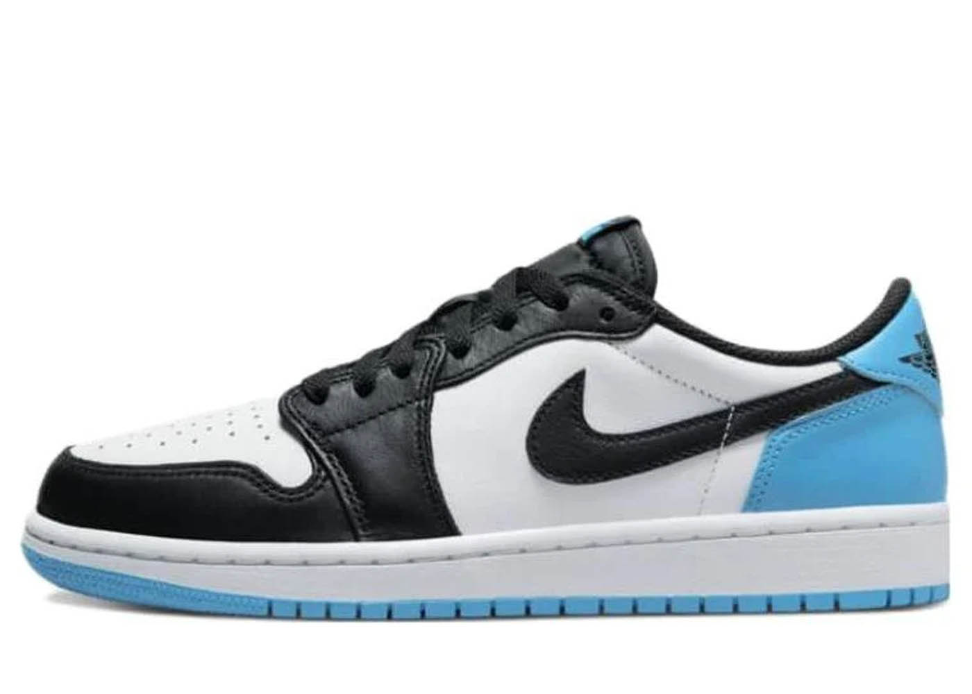 Air Jordan 1 Low OG Black Dark Powder Blue (W)
