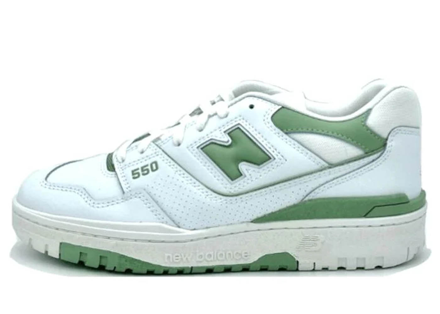 New Balance 550 White Mint Green