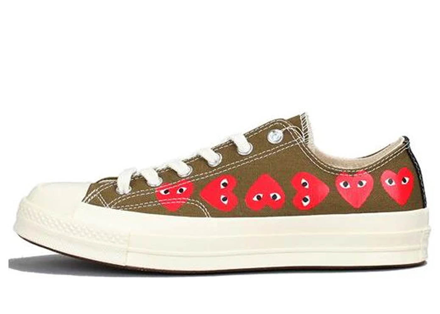 Converse Chuck Taylor All-Star 70 Ox Comme des Garcons Multi Heart Green