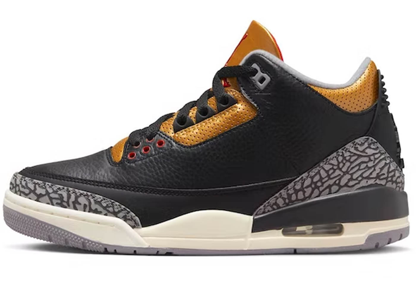 Air Jordan 3 Retro Black Cement Gold (W)