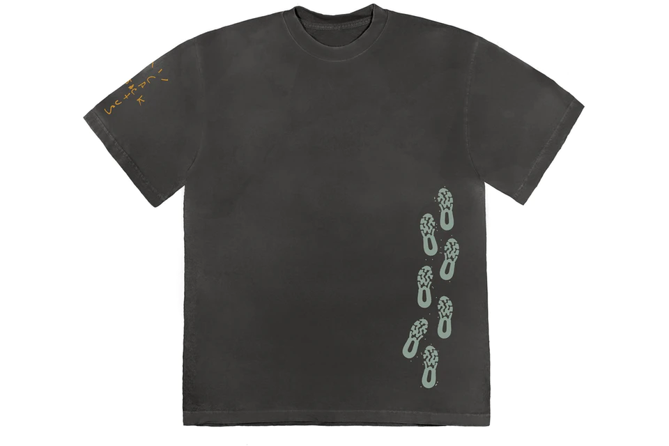 Travis Scott Path T-shirt Washed Black