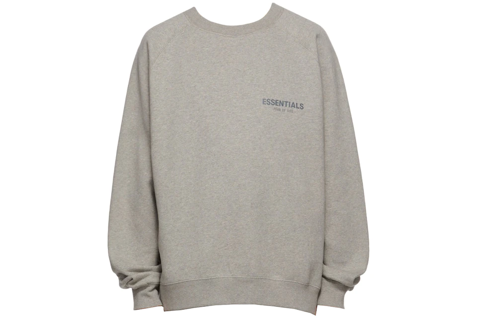 Fear of God Essentials Core Collection Crewneck Dark Heather Oatmeal