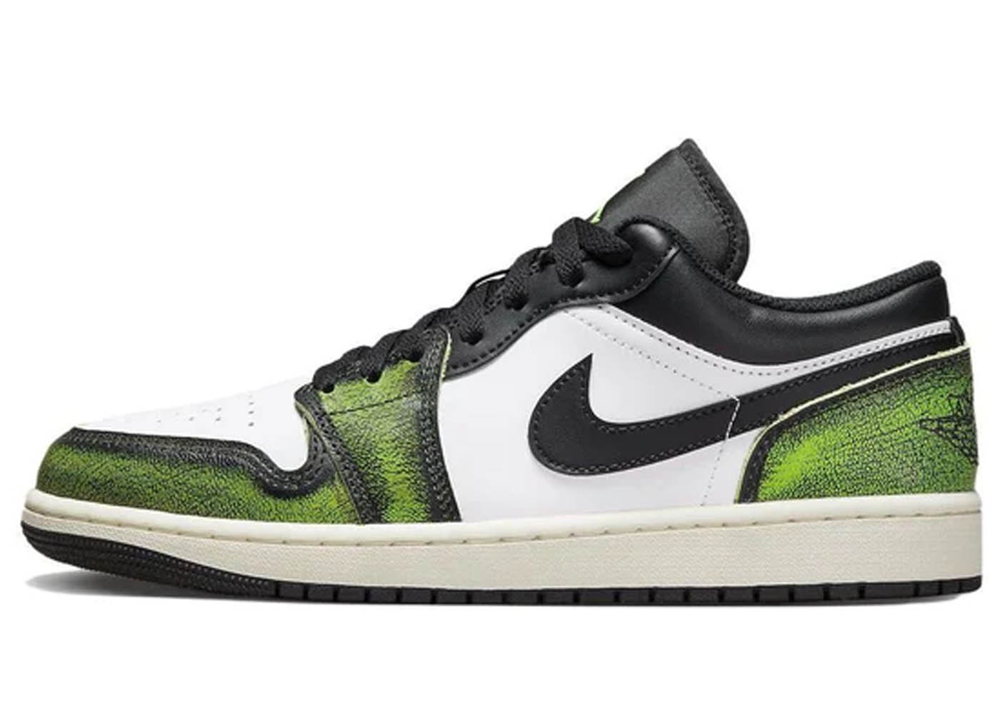 Air Jordan 1 Low Wear Away Electric Green