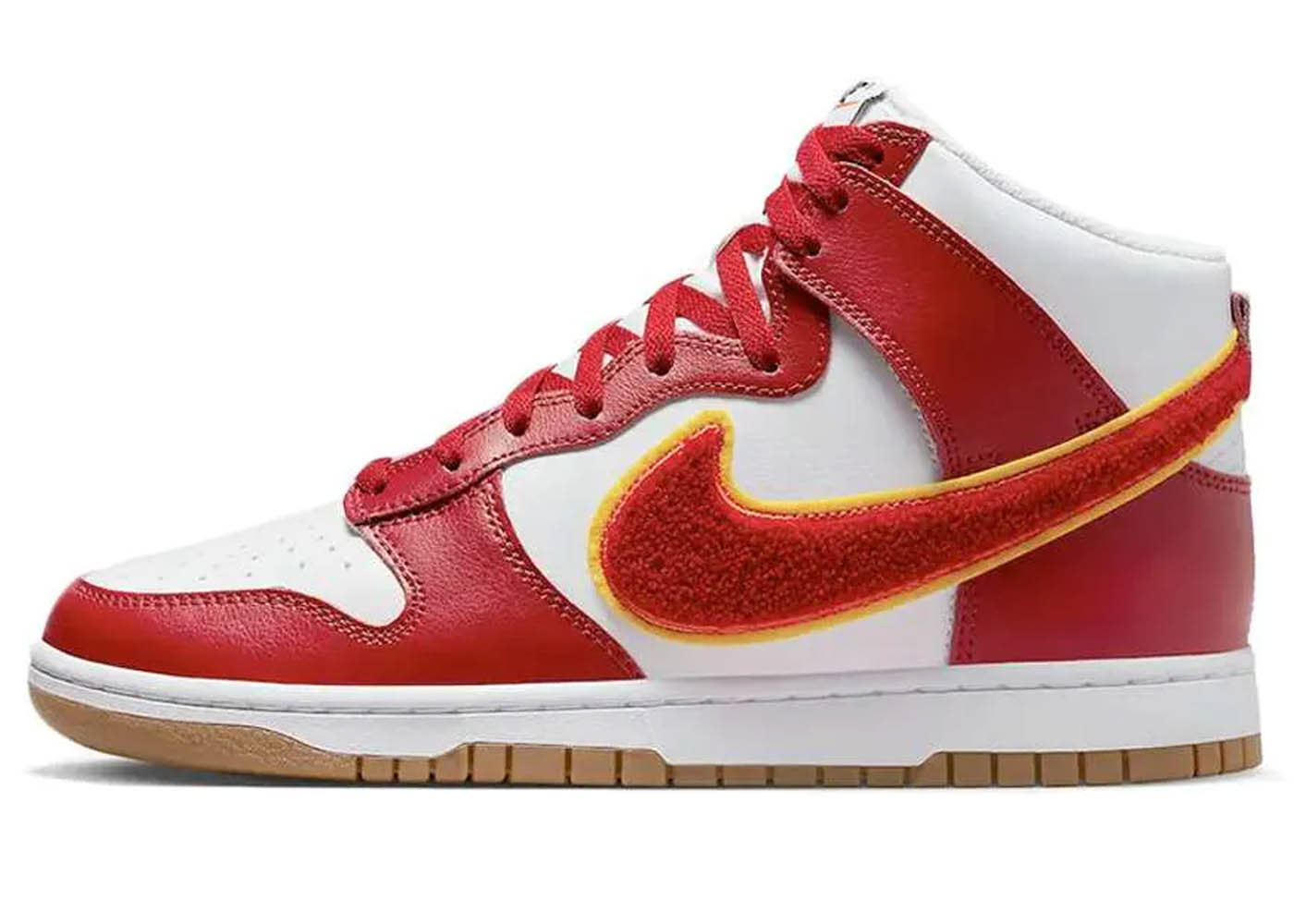 nike white shoes red swoosh