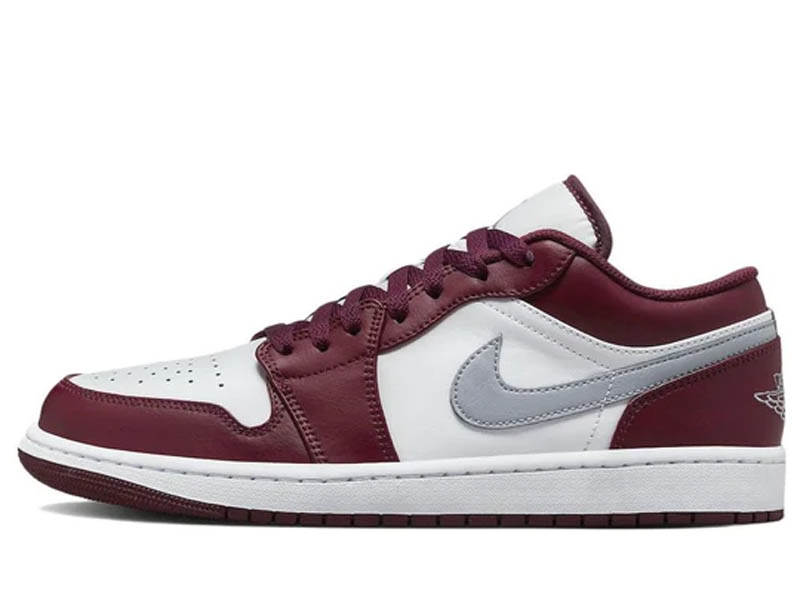 Air Jordan 1 Low White Bordeaux