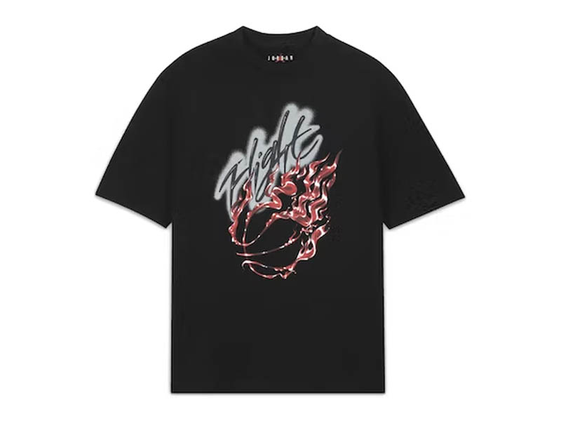 Travis Scott x Jordan Flight Graphic T-Shirt Black