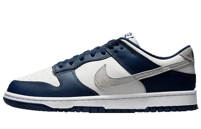 Nike Dunk Low Summit White Midnight Navy