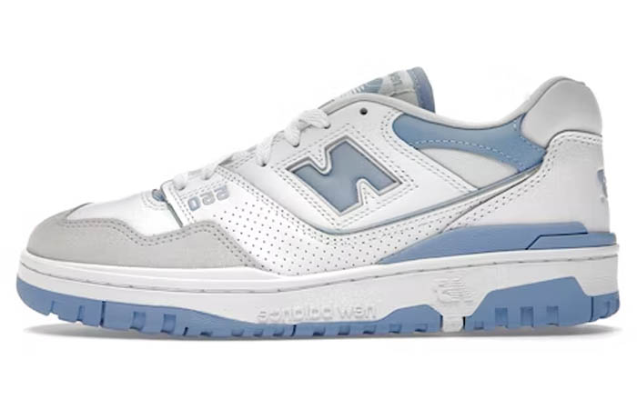 New Balance 550 White University Blue Grey Toe