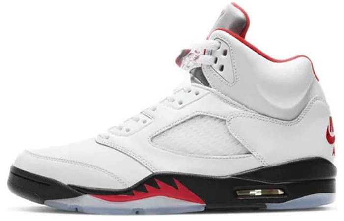 Air Jordan 5 Retro Fire Red Silver Tongue (2020)