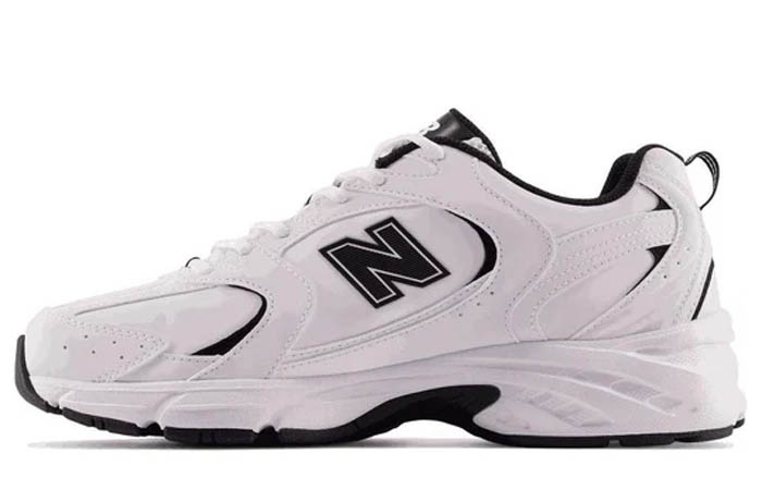 New Balance 530 White Black Leather