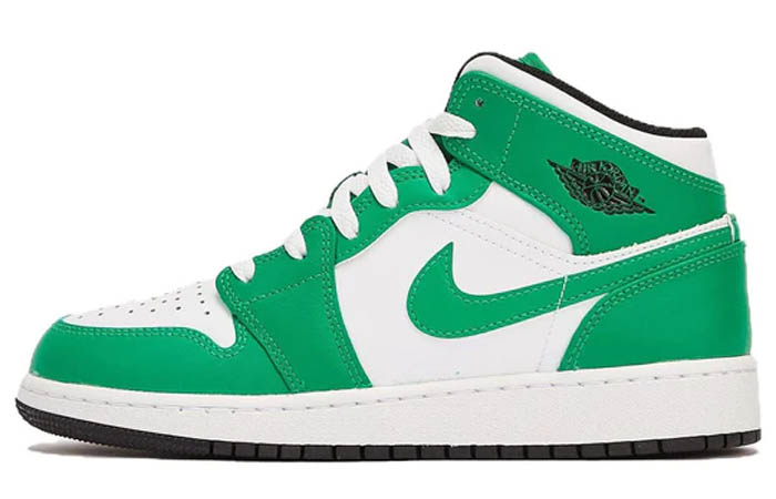 Air Jordan 1 Mid Lucky Green (GS)