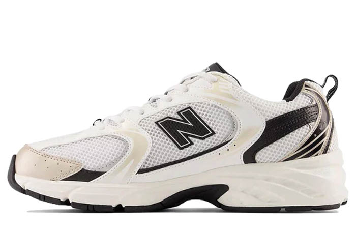 New Balance 530 White Light Gold Metallic