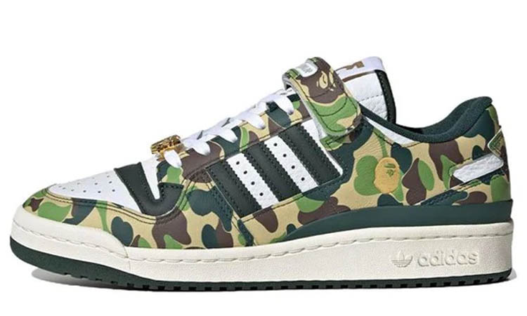 adidas Forum 84 Low Bape 30th Anniversary Green Camo