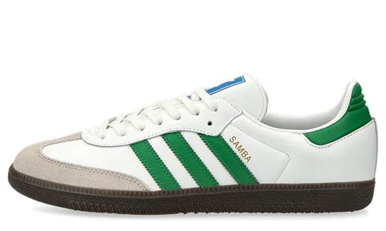 adidas Samba OG Footwear White Green | DROPJUST.COM