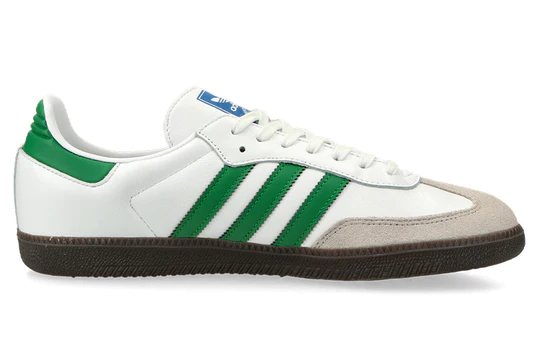 adidas Samba OG Footwear White Green | DROPJUST.COM