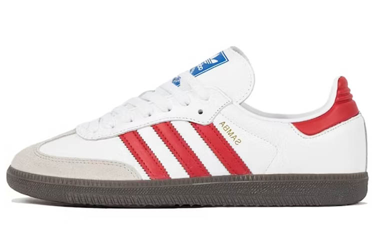 adidas Samba OG White Better Scarlet