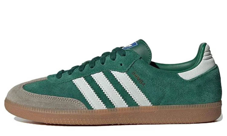 adidas Samba OG Collegiate Green Gum Grey Toe | DROPJUST.COM