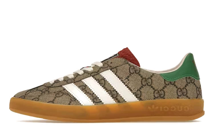 adidas x Gucci Gazelle Beige GG Monogram (W)