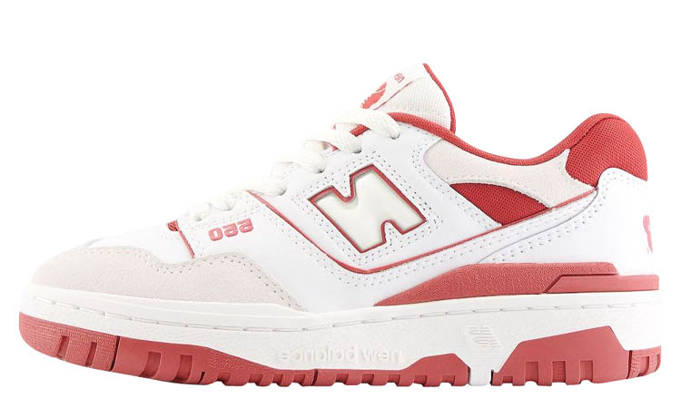 New Balance 550 White Brick Red