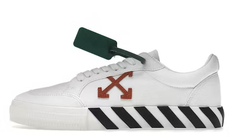 Off-White Vulc Low Canvas White Red Arrow Black