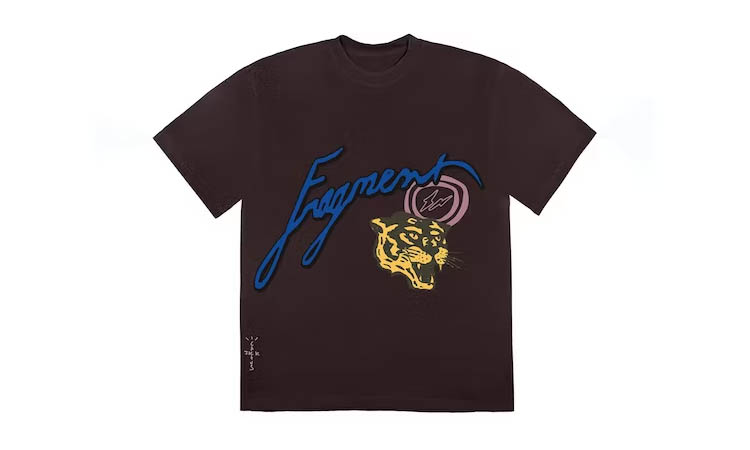 Travis Scott Cactus Jack For Fragment Icons Tee Brown