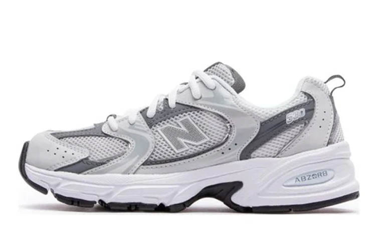 New Balance 530 Big Kid White Grey Matter