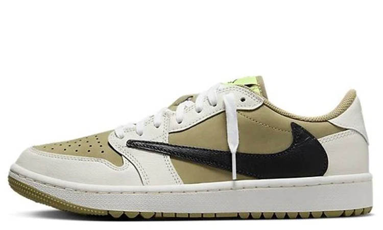 Air Jordan 1 Retro Low Golf Travis Scott Neutral Olive