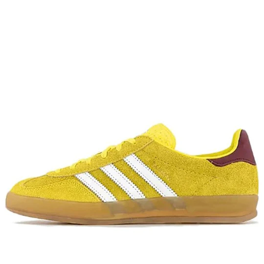 adidas Gazelle Indoor Bright Yellow Collegiate Burgundy (W)