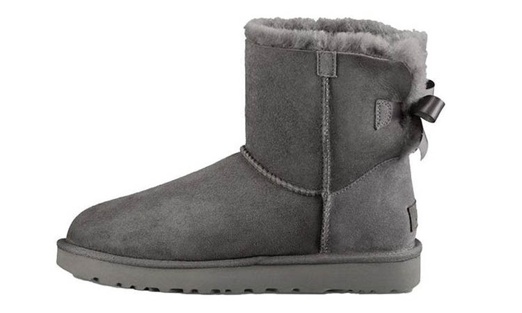 UGG Mini Bailey Bow II Boot Grey (W)