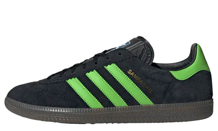 adidas Samba Deco SPZL Black Lucid Lime