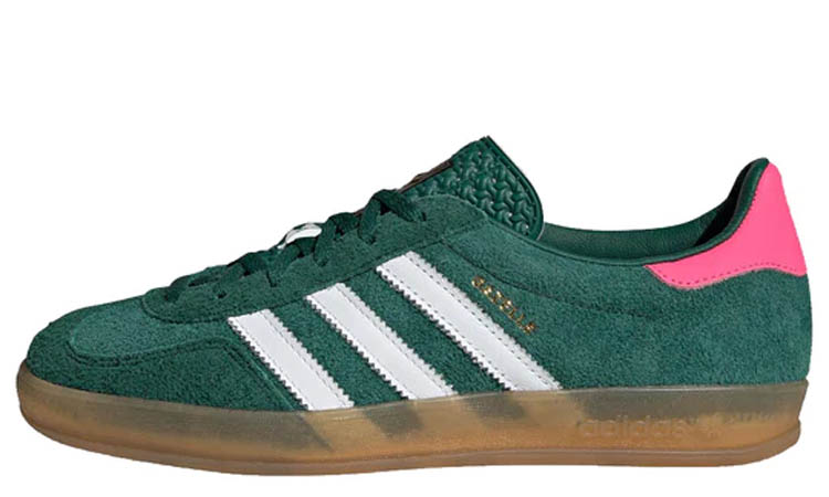 adidas Gazelle Indoor Collegiate Green Lucid Pink (W)