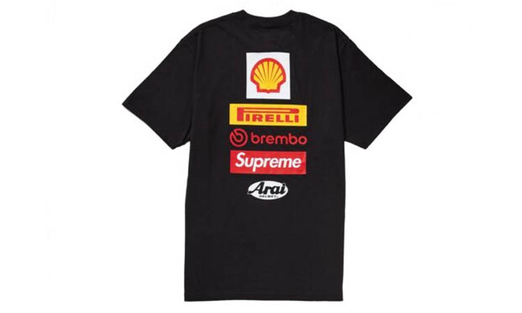 Supreme Ducati Logo Tee Black