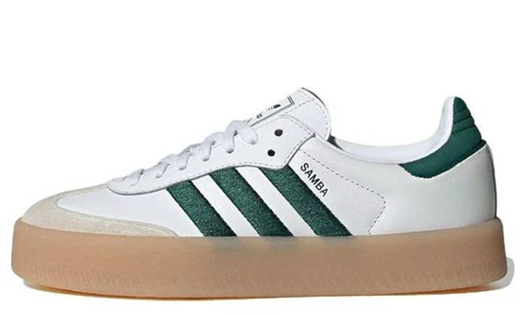 adidas Sambae White Collegiate Green Gum (W)